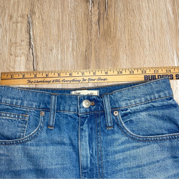 Madewell Women’s 27 Rigid Denim A-Line Mini Skirt in Keene Wash Cutout Edition - Picture 12 of 14